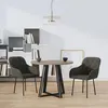 Image de Lot de 2 chaise vidaxl H. 80 cm non pliable interieur en plastique gris