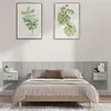 Image de vidaXL Tête de Lit avec Armoires Accessoire de Lit Meuble de Chambre à Coucher Tête de Lit Flottante Murale Sonoma Gris Bois d'Ingénierie
