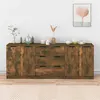 Image de Buffets 3 pcs Chêne fumé Bois d ingénierie