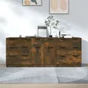 Image de Buffets 3 pcs Chêne fumé Bois d ingénierie