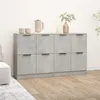 Image de vidaXL Buffets 2 pcs Gris béton 60x30x70 cm Bois d'ingénierie3115807
