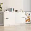Image de Buffets 3 pcs Blanc Bois d ingénierie