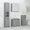 Image de vidaXL Ensemble d'armoires de salle de bain 4 pcs sonoma gris3115890