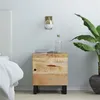 Image de vidaXL Table de chevet 40x33x46 cm Bois de manguier solide345208