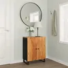 Image de vidaXL Buffet Armoire de Rangement Organisateur de Maison Armoire de Salon Meuble de Salle de Séjour Intérieur 60x33x75 cm Bois Massif d'Acacia