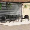 Image de Salon de jardin VIDAXL Metal 6 personnes 7 pieces