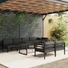 Image de vidaXL Salon de Jardin 8 pcs avec Coussins Mobilier de Patio Ensemble de Meubles de Terrasse Mobilier d'Extérieur Aluminium 3115928
