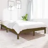 Image de vidaXL Bedframe massief grenenhout honingbruin 140x190 cm820589