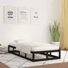 Image de Cadre de lit sans matelas noir 90x200 cm bois massif