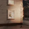 Image de vidaXL Arbre à LED Fleur de Cerisier Décoration de Noël Ornement de Vacances Décoration de Fête Salle de Séjour 368 LED Blanc Chaud 300 cm