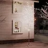 Image de vidaXL Bouleau Blanc à LED 672 Décoration de Fête Ornement de Vacances Décoration de Jardin Salle de Séjour Intérieur LED Blanc Chaud 400 cm