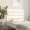 Image de Tête de lit Blanc 90x3x80 cm Bois massif de pin
