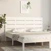 Image de Tête de lit Blanc 140x3x80 cm Bois massif de pin