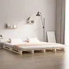 Image de vidaXL Palletbed massief grenenhout 140x200 cm821392