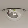 Image de vidaXL Miroirs de circulation en demi-dôme 2 pcs Ø30 cm Acrylique, rétroviseur, miroir de circulation convexe, sécurité routière