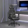 Image de Chaise gaming vidaxl interieur non pliable H. 116 cm en plastique vert