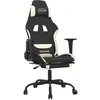 Image de Chaise vidaxl en plastique non pliable H. 130 cm interieur noir