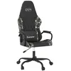 Image de Chaise Vidaxl interieur non pliable H. 118.5 cm en metal noir