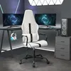 Image de Chaise Vidaxl H. 118.5 cm non pliable en metal interieur noir