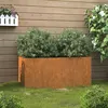 Image de Jardinière 62x30x29 cm acier corten