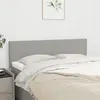 Image de Têtes de lit 2 pcs Gris clair 72x5x78 88 cm Tissu