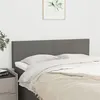 Image de Têtes de lit 2 pcs Gris foncé 72x5x78 88 cm Tissu