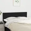 Image de vidaXL Hoofdborden 2 st 72x5x78/88 cm stof zwart345786