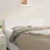 Image de Têtes de lit 2 pcs Blanc 72x5x78 88 cm Similicuir