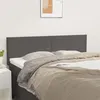 Image de Têtes de lit 2 pcs Gris 72x5x78 88 cm Similicuir