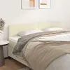 Image de vidaXL Têtes de lit 2 pcs Crème 90x5x78/88 cm Similicuir