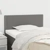 Image de Tête de lit Gris foncé 80x5x78 88 cm Tissu