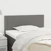 Image de vidaXL Hoofdbord 100x5x78/88 cm stof donkergrijs345905