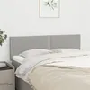 Image de vidaXL Hoofdborden 2 st 72x5x78/88 cm stof lichtgrijs345924