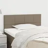 Image de vidaXL Hoofdbord 80x5x78/88 cm stof taupe346008