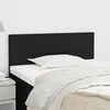 Image de vidaXL Hoofdbord 100x5x78/88 cm stof zwart346034