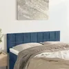 Image de vidaXL Hoofdborden 2 st 72x5x78/88 cm fluweel donkerblauw346058
