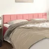 Image de vidaXL Hoofdborden 2 st 80x5x78/88 cm fluweel roze346073