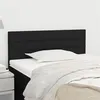 Image de Tête de lit Noir 90x5x78 88 cm Tissu