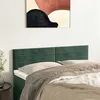 Image de vidaXL Hoofdborden 2 st 72x5x78/88 cm fluweel donkergroen346155