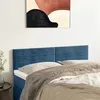 Image de vidaXL Hoofdborden 2 st 72x5x78/88 cm fluweel donkerblauw346156