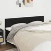 Image de vidaXL Hoofdborden 2 st 100x5x78/88 cm stof zwart346188