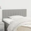 Image de Tête de lit Gris clair 80x5x78 88 cm Tissu