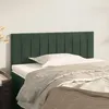 Image de Tête de lit Vert foncé 90x5x78 88 cm Velours