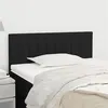 Image de vidaXL Hoofdbord 100x5x78/88 cm stof zwart346230