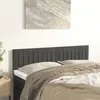 Image de vidaXL Hoofdborden 2 st 72x5x78/88 cm fluweel donkergrijs346251