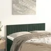 Image de vidaXL Hoofdborden 2 st 72x5x78/88 cm fluweel donkergroen346253