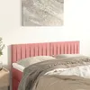 Image de vidaXL Hoofdborden 2 st 72x5x78/88 cm fluweel roze346255