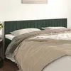Image de vidaXL Hoofdborden 2 st 90x5x78/88 cm fluweel donkergroen346281