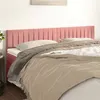 Image de vidaXL Hoofdborden 2 st 90x5x78/88 cm fluweel roze346283