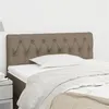 Image de vidaXL Hoofdbord 100x7x78/88 cm stof taupe346330